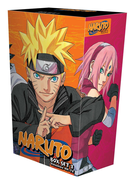 Naruto Box Set 3: Volumes 49-72